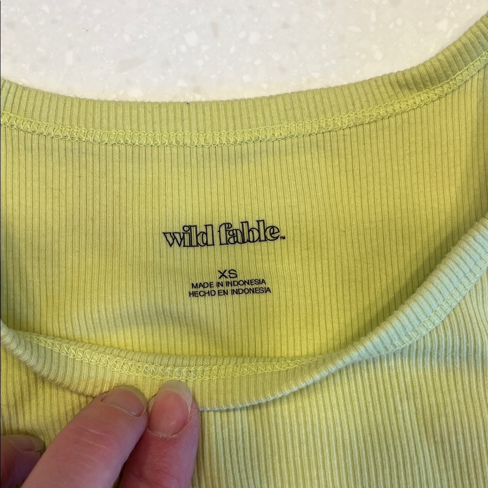 aerie Ribbed Tank Top Set - Black, Blue, Beige, Lime - Picture 13 of 13
